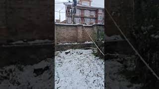Alhumdulilah Snowfall In Srinagar.