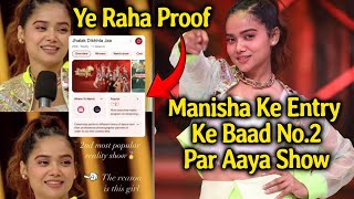 Jhalak Dikhhla Jaa 11 | Manisha Rani Ke Wild Card Entry Ke Baad, NO. 2 Par Aaya Show