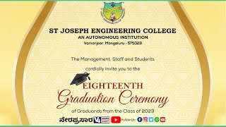 ST JOSEPH ENGINEERING COLLEGE || 18TH GRADUATION CEREMONY || V4 NEWS LIVE