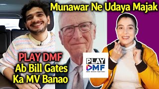 Munawar Faruqui Ne Udaya PLAY DMF Ka Majak, Ab Bill Gates Ke Sath Music Video