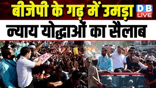 BJP के गढ़ में उमड़ा न्याय योद्धाओं का सैलाब | Rahul Gandhi | Bharat Jodo Nyay Yatra | #dblive