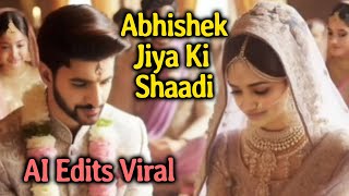 Abhishek Malhan Aur Jiya Shankar Ke Shaadi Ke AI Edits Hue Viral