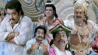 Brahmanandam Suggest Yama To Send Jr NTR Back to the Earth | Yamarajaa Kannada Movie Scenes | Jr