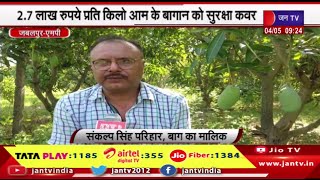 Jabalpur MP News | 2.7 लाख रूपये प्रति किलो आम के बागान को सुरक्षा कवर | JAN TV