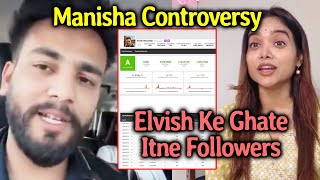 Manisha Rani Controversy Mein Ghate Elvish Yadav Ke Followers