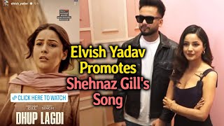 Elvish Yadav Promotes Shehnaaz Gill's Song Dhup Lagdi