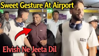Mumbai Airport Par Bodyguard Ne Ki Ye Harkat, To Elvish Ne Dekhiye Kya Kiya?