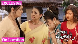 Yeh Rishta Kya Kehlata Hai On Location | Charu Aur Abhira Par Futa, Gharwalon Ka Gussa