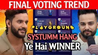 Playground 3 FINAL Voting Trend | Elvish Yadav Vs Fukra Insaan Me Kaun Bana WINNER?