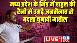 मध्य प्रदेश के भिंड में राहुल की रैली | Rahul Gandhi Rally in Bhind , madhya pradesh | Election