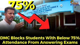 DMC Blocks Students With Below 75% Attendance From Answering Exams: NSUI Stage Protests