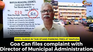 200% surge in taxi stand parking fees at Mapusa.