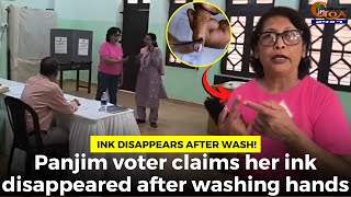 Ink disappears after wash! Panjim voter claims her ink disappeared after washing hands