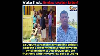 Vote first, limbu water later!
