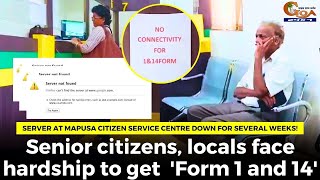 Server at Mapusa Citizen Service Centre down for several weeks!