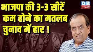 भाजपा की 3-3 सीटें कम होने का मतलब चुनाव में हार | Loksabha Election | rahul gandhi #dblive