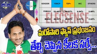 వైసీపీ విజయాన్ని తేల్చి చెప్పిన కీలక సర్వే. | Elecsense Survey for Andhra Pradesh Assembly Election