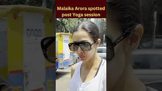 Malaika Arora spotted post Yoga session, sets fitness trends with her look #malaikaarora