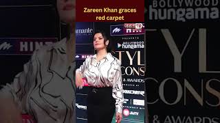 Zareen Khan graces red carpet of Hungama Style Icons Summit and Awards 2024 #zareenkhan
