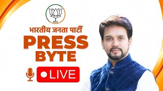 LIVE: Byte by Shri Anurag Thakur at party headquarters in New Delhi.