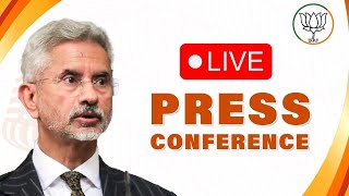 LIVE: Union Minister Shri S Jaishankar addresses press conference at BJP Head Office, Delhi