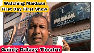 Maidaan Movie First Day First Show Ticket Booked  At Gaiety Galaxy Theatre In Mumbai