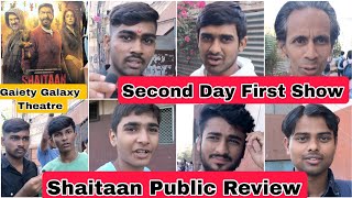 Shaitaan Movie Public Review Second Day First Show At Gaiety Galaxy Theatre In Mumbai