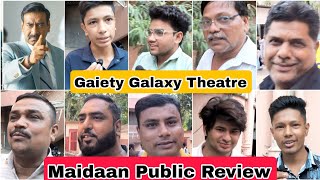 Maidaan Movie Public Review Evening Show At Gaiety Galaxy Theatre In Mumbai