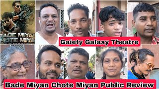 Bade Miyan Chote Miyan Public Review Evening Show At Gaiety Galaxy Theatre In Mumbai