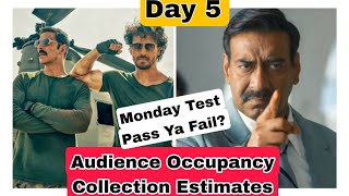 Bade Miyan Chote Miyan Vs Maidaan Movie Audience Occupancy Collection Estimates Day 5