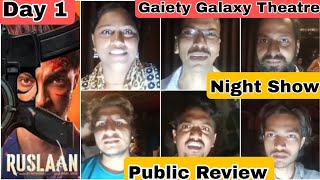 Ruslaan Movie Public Review Day 1 Night Show At Gaiety Galaxy Theatre In Mumbai