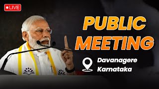 LIVE: PM Modi addresses public meeting in Davanagere, Karnataka | Lok Sabha Election 2024