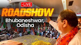 LIVE: BJP National President Shri JP Nadda's roadshow in Bhubaneshwar, Odisha