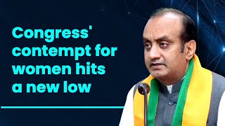 Congress' contempt for women has hit a new low in Indian politics: Sudhanshu Trivedi