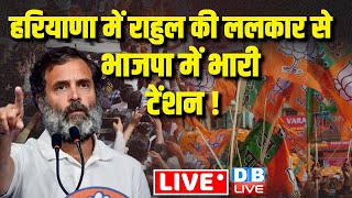हरियाणा में राहुल की ललकार से BJP में भारी टेंशन ! Rahul Gandhi Rally in Haryana | Loksabha Election
