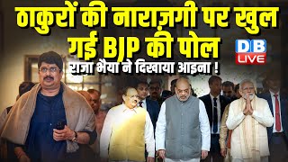 ठाकुरों की नाराज़गी पर खुल गई BJP की पोल, राजा भैया ने दिखाया आइना ! Raja Bhaiya | Breaking |#dblive