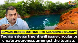 #Beware before jumping into abandoned quarry!