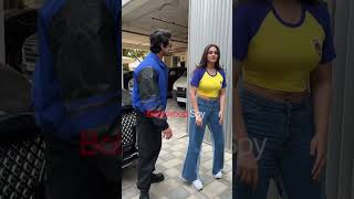 Abhishek Kumar And Ayesha Khan Spotted Together Promoting Khaali Botal Song | #shorts