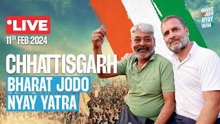 LIVE: #BharatJodoNyayYatra resumes from Kharsia, Chhattisgarh.