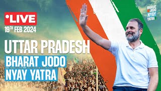 LIVE: #BharatJodoNyayYatra resumes from Pratapgarh, Uttar Pradesh.
