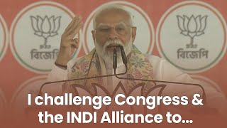 I challenge Congress and the INDI Alliance to...: PM Modi