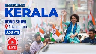 LIVE: Smt Priyanka Gandhi | Roadshow | Lok Sabha Campaign 2024 | Kerala