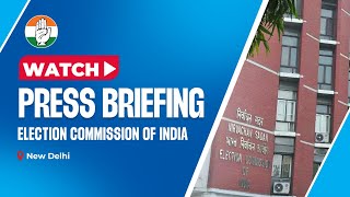 Watch: Press briefing by Congress Party delegation after meeting with the Election Commission.