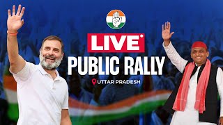 LIVE: Joint public rally by Shri Rahul Gandhi and Shri Akhilesh Yadav in Phulpur, UP.