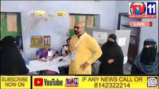 *DHARAMPURI  ARAVINDH ARGUE WITH POLLING BOOTH STAFF, QUESTIONED OVER WOMEN VOTER'S WEARING BURQAS*