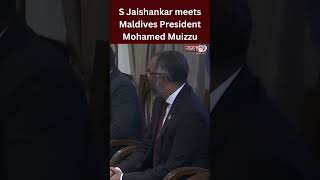 Union Minister S Jaishankar meets Maldives President Mohamed Muizzu in Delhi