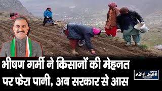 Lahaul Valley/ Scorching Heat/ Farmers