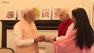 PM Shri Narendra Modi met and sought the blessings of former BJP leader Shri LK Advani in New Delhi.