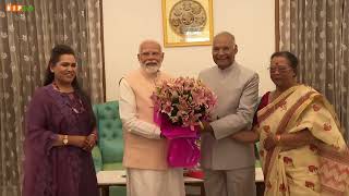 PM Modi met former President Shri Ram Nath Kovind at the latter’s residence in New Delhi