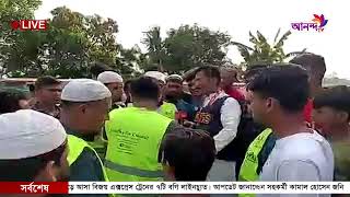 কুমিল্লা নাঙ্গলকোট থানার শিহর গ্রামে চট্রগ্রাম থেকে ছেড়ে আসা বিজয় এক্সপ্রেস ট্রেন লাইনচ্যুত